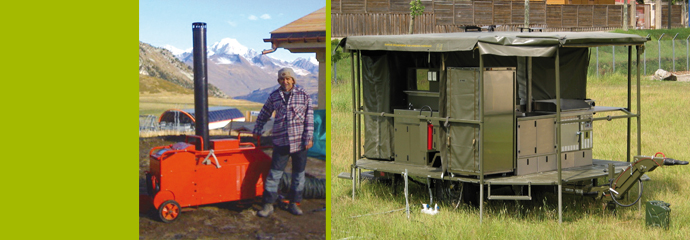 Campement et abris SERT — GAC et remorques de campement terrain